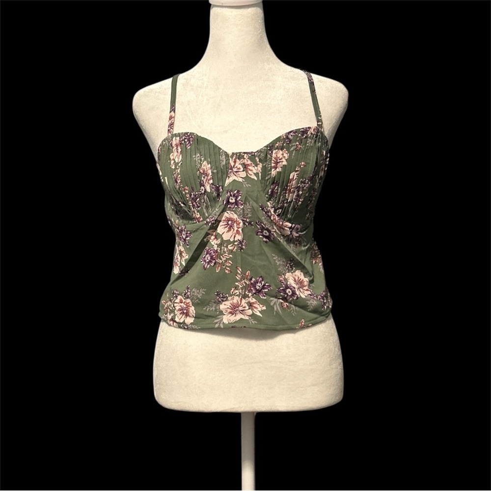Blush BJ Floral Bustier Crop Top